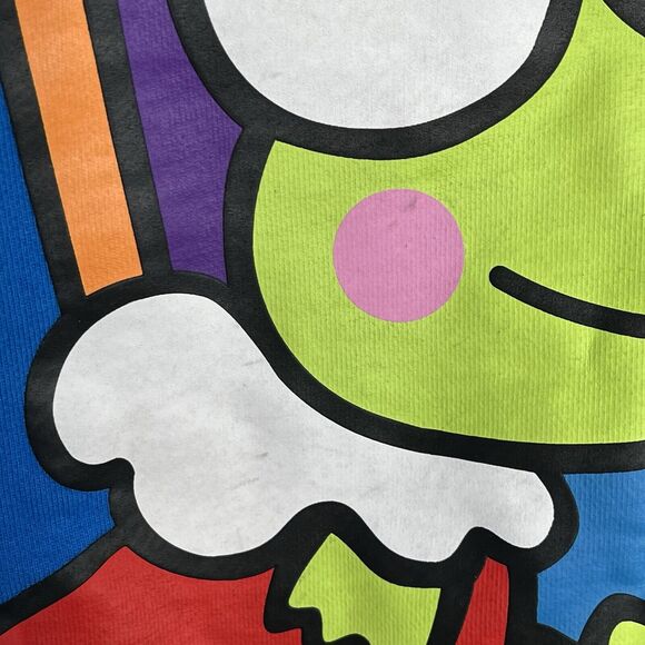 Sanrio x Dumbgood Keroppi Sweatshirt Womens XS King Graphic Crewneck Hello Kitty - Picture 10 of 10